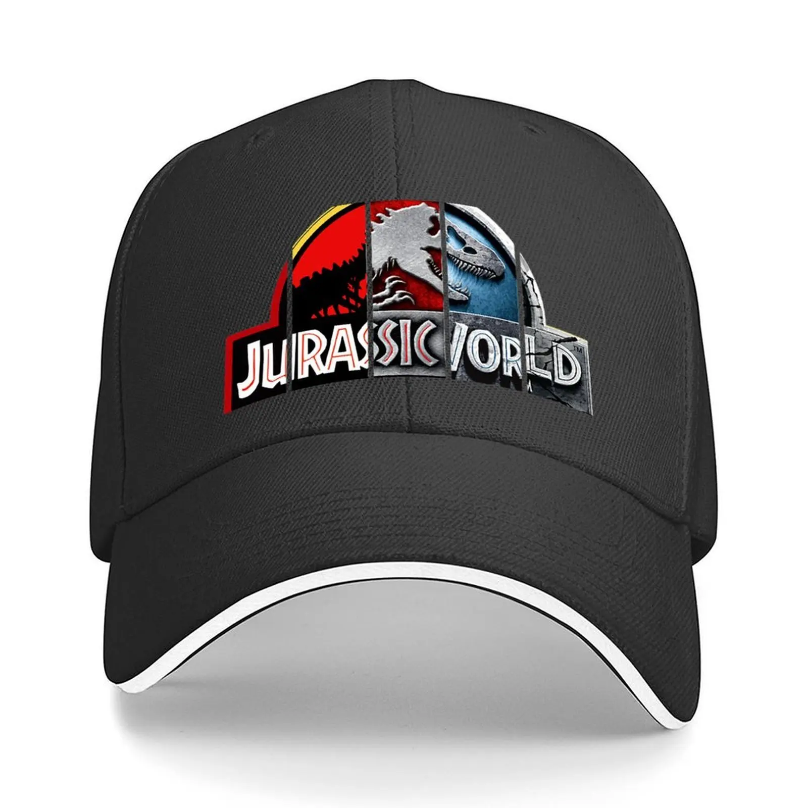 Эволюция логотипа «Мир Юрского периода». Подарки на день рождения. Официально лицензионный товар. Бейсболка Рождественская шапка для девочек и мужчин Эволюция логотипа «Мир Юрского периода». Подарки на день рождения. Официально лицензионный товар. Бейсболка Рождественская шапка для девочек и мужчин