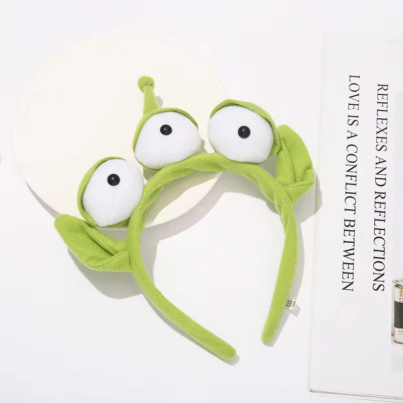 Disney Toy Story Ears Headband Girl Cute Green Alien Hairbands Women Buzz Lightyear Hair Accessories Kids Birthday Friends Gifts