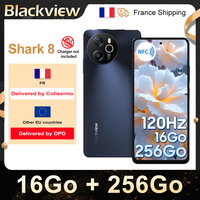 Blackview SHARK 8 [No EU Charger] Android 13 Smartphone 5000mAh - 2.4K Screen 6.78'' 120Hz - 16GB+256GB - 64MP+13MP Camera - NFC