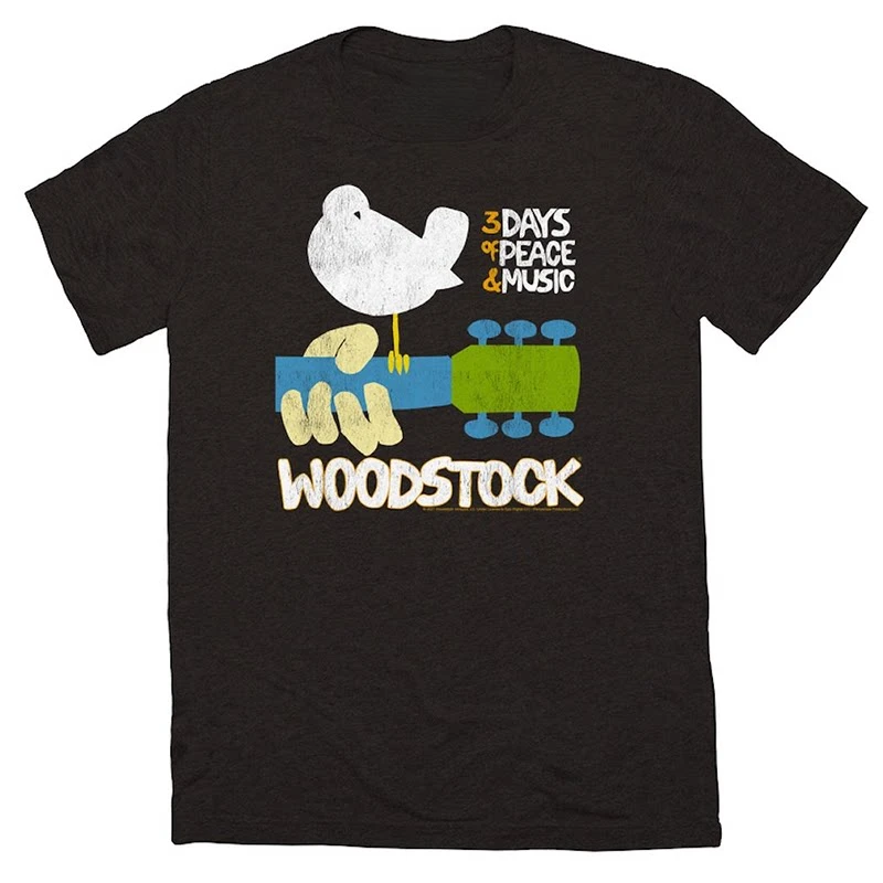 2026 Retro Klassisches Woodstock Musikfestival T-Shirt Baumwolle Grafik-Shirt Herren Damen Sommer Streetwear Top – Detail 2