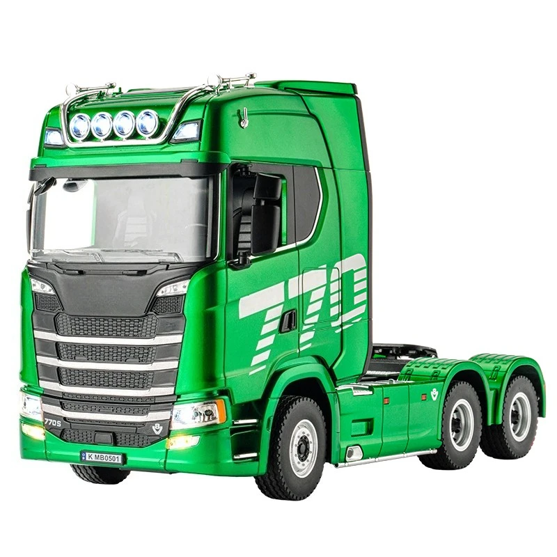 HUINA 1501 770S 1502 1/18 Multi-battery RC Tractor 2.4G 19CH RC Engineering Trailer Truck with Lights and Sound System RC Cars