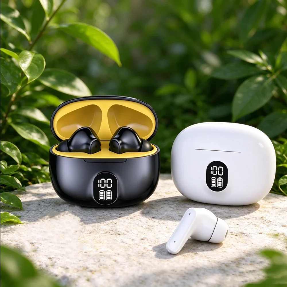 TWS Fone Bluetooth Headset Wireless Bluetooth Headset Bring Rich Stereo Details, Slim Housing Easy Operation for Media Streaming