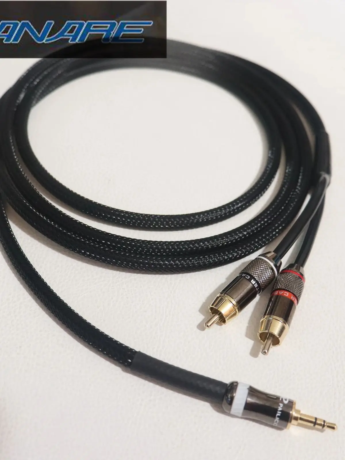 Nowy kabel audio Canare L-4E6S z wtykiem 3,5 mm do 2RCA aux do rca HIFI stereo do wzmacniacza, telefonu komórkowego, komputera, głośnika samochodowego — zdjęcie produktu 7