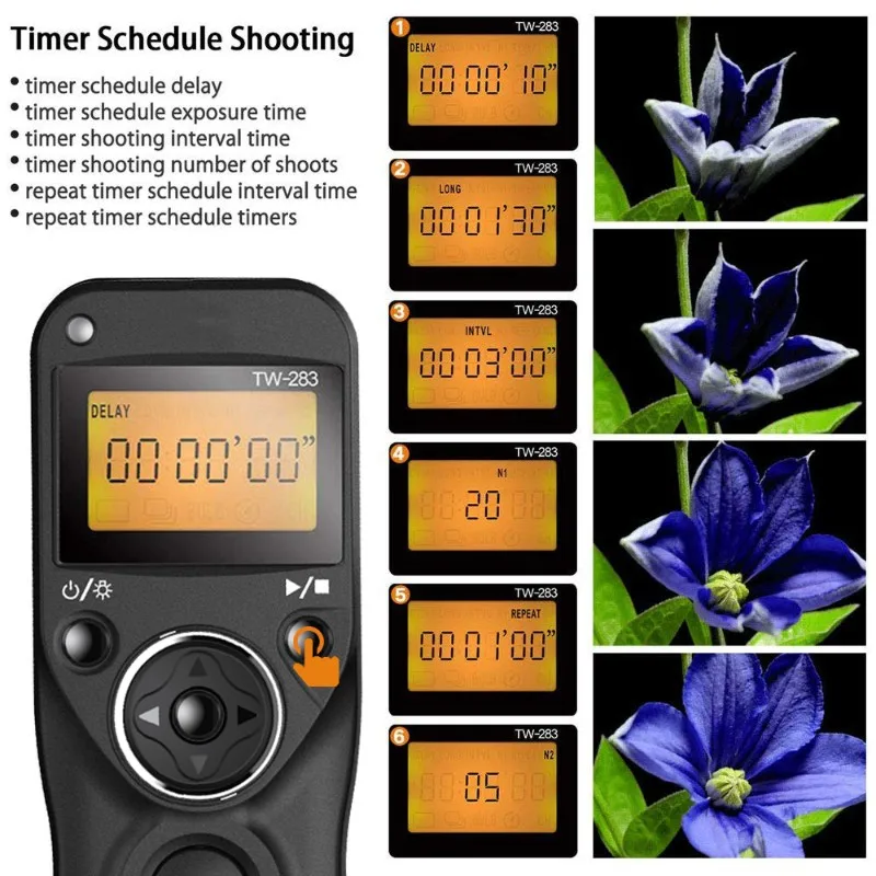 

Кабель для дистанционного управления затвором BNVN TW-283/N3 с беспроводным таймером для серии Canon 5D