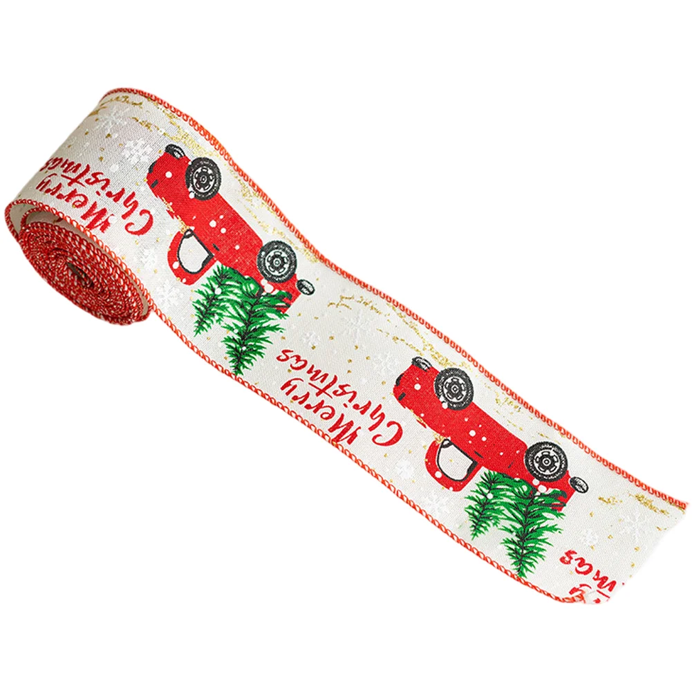 Red Burlap Ribbon Classic Motifs Color Varieties Easy To Wrap Rustic Design Seasonal Ambiance For Tree Decoration