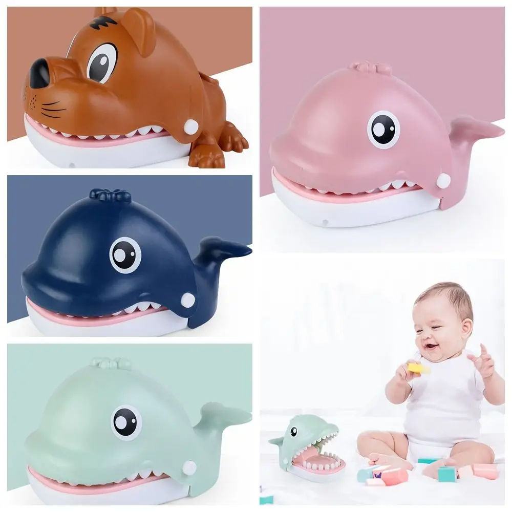 Hand-eye Coordination Whale Tiger Trick Toys Dolphins Lucky Dogs Tiger Teeth Finger Biting Game Biting Hand Whale Table Game