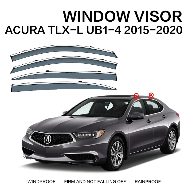 

For ACURA TLX-L UB1-4 2015-2020 Car Window Visor Awning Shelters Windshield Side Window Rain Sun Shade Auto Accessories