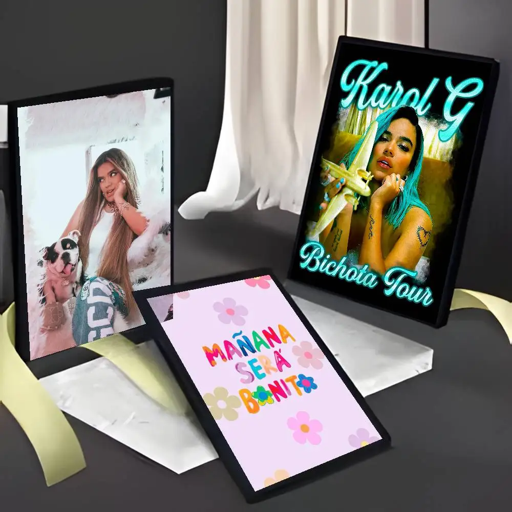 Colombia Singer K-Karol G Poster Art with prints Home bedroom living room decoration gift
