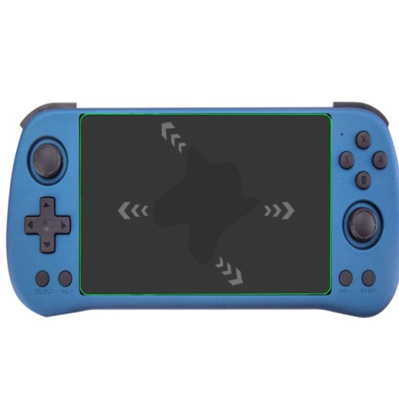 protetor tela para consoles jogos powkiddy x55 resistência a arranhões vidro temperado experiência toque