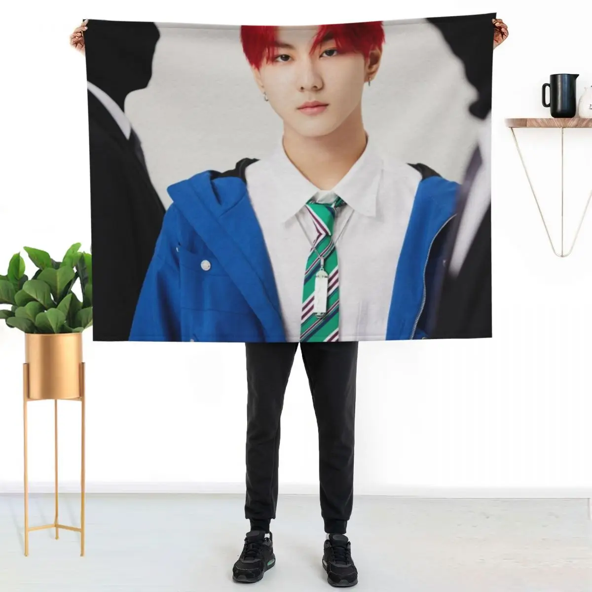 

jungwon Throw Blanket Multi Purpose Soft Warm Blanket for Home Travel