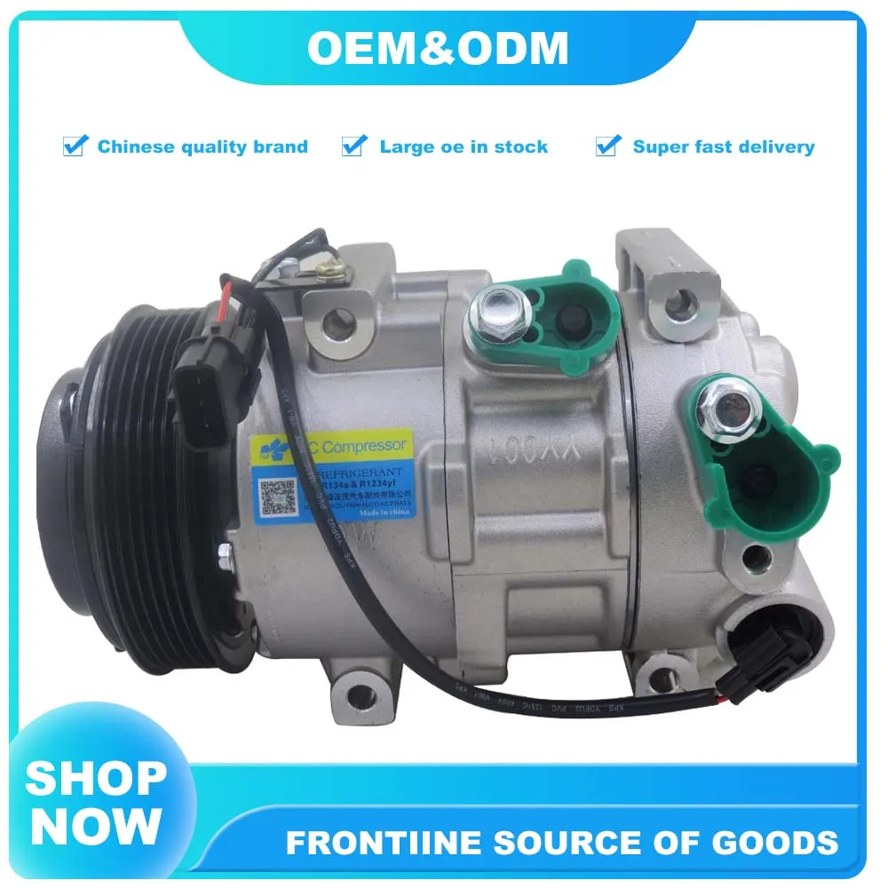 

12V Air Conditioner AC Compressor for Kia K2 2010-2017 97701-H2000 1E39E-17000 1E39E1700097701H2000 97701-H8000 Car A/C Part