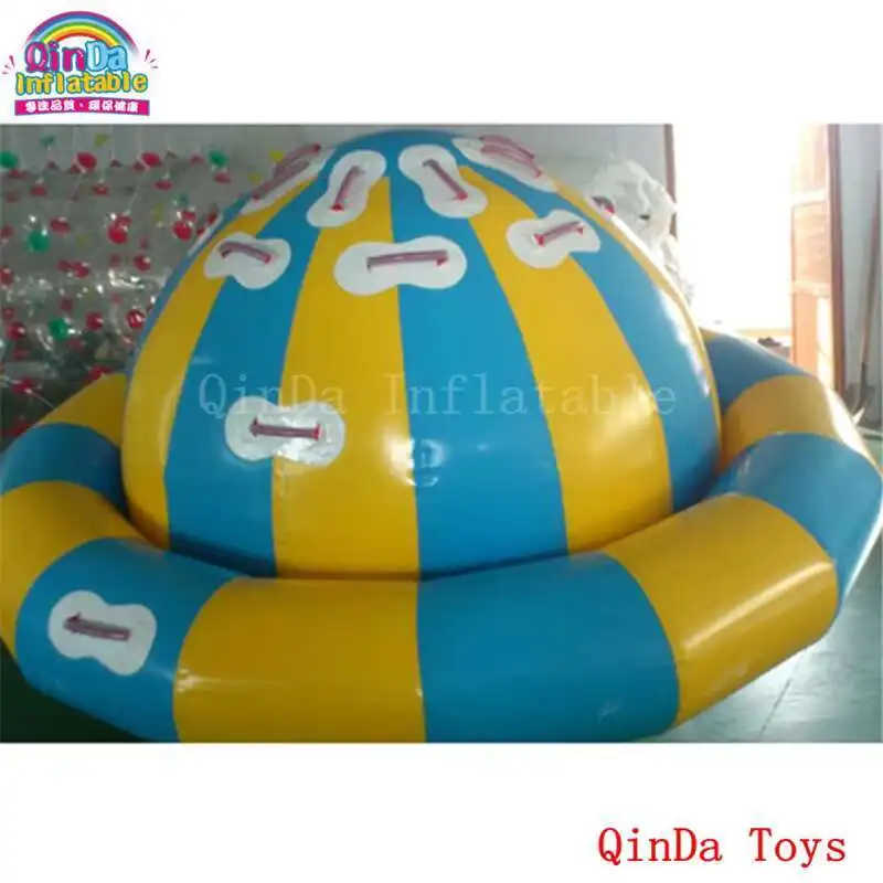 Hot 2017 Air Rockit Circular Inflatable Water Saturn,Water Toys Inflatable Floating Saturn With Free Air Pump ,