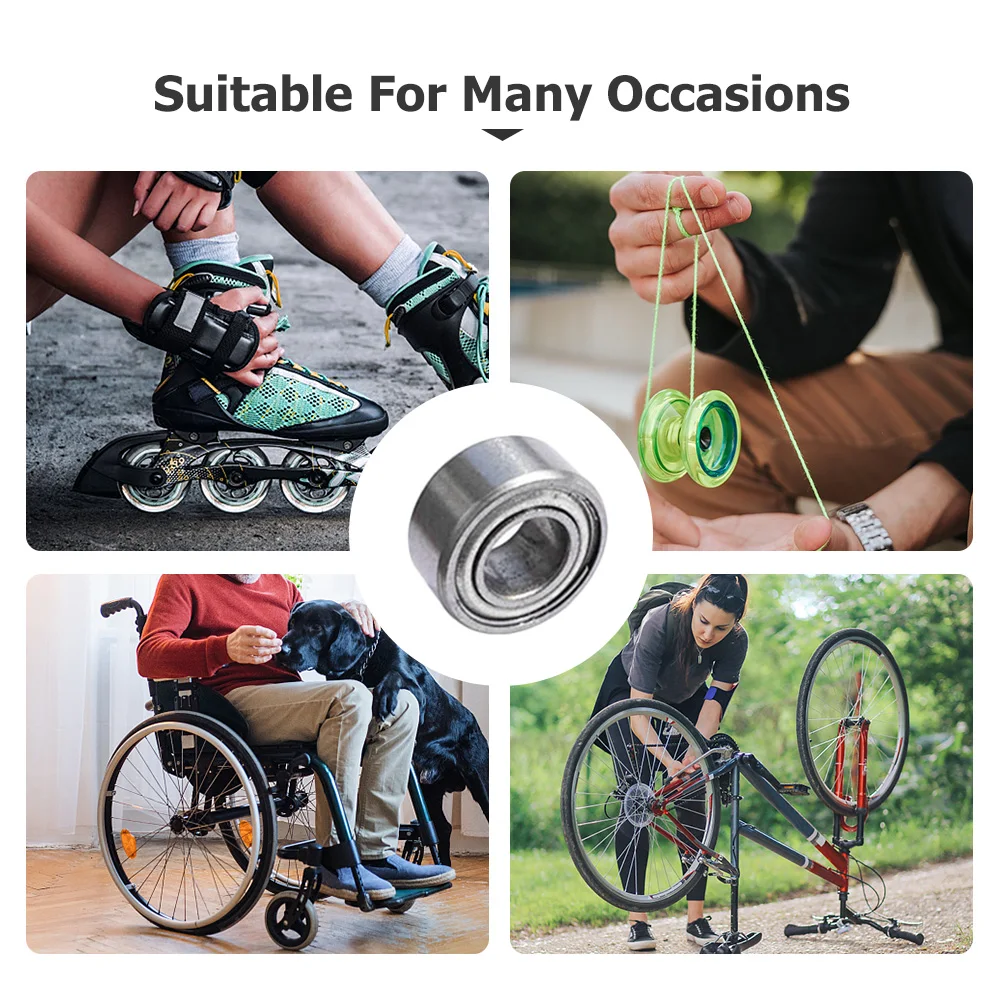 

10 шт. шарикоподшипник, сильная нагрузка, 685ZZ, шарикоподшипники, замена углеродистой стали 5x11x5 мм, аппаратные детали, аксессуары