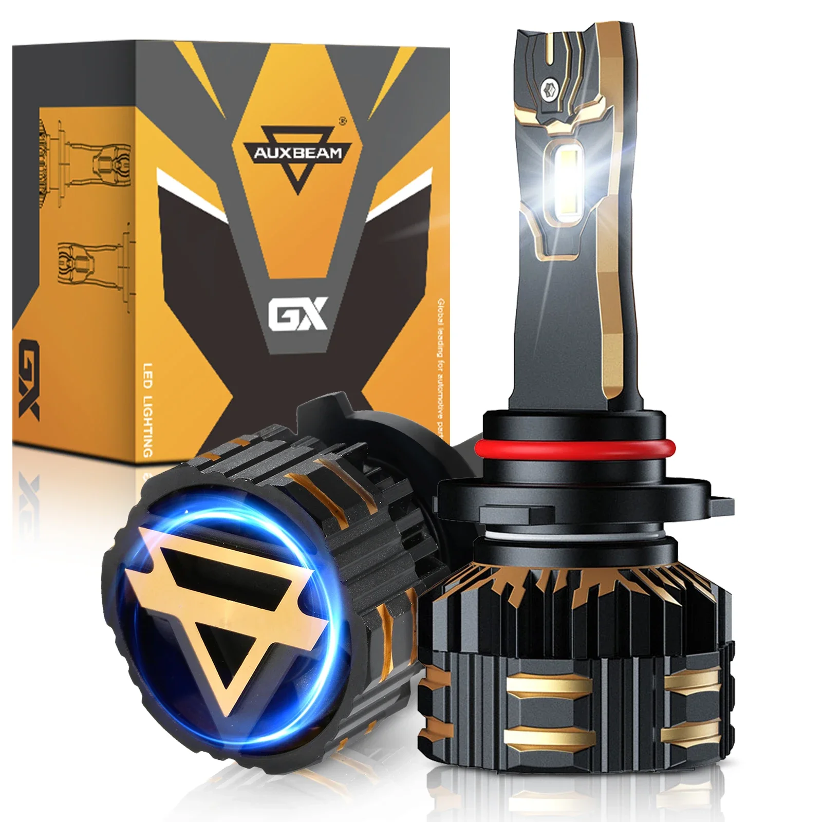 

AUXBEAM GX Series 110W LED Headlight Bulbs H1 H4 H7 H11 H13 9004 9005 9006 9007 9012 LED Bulbs BUILT-IN Canbus Head Lamps Bulbs