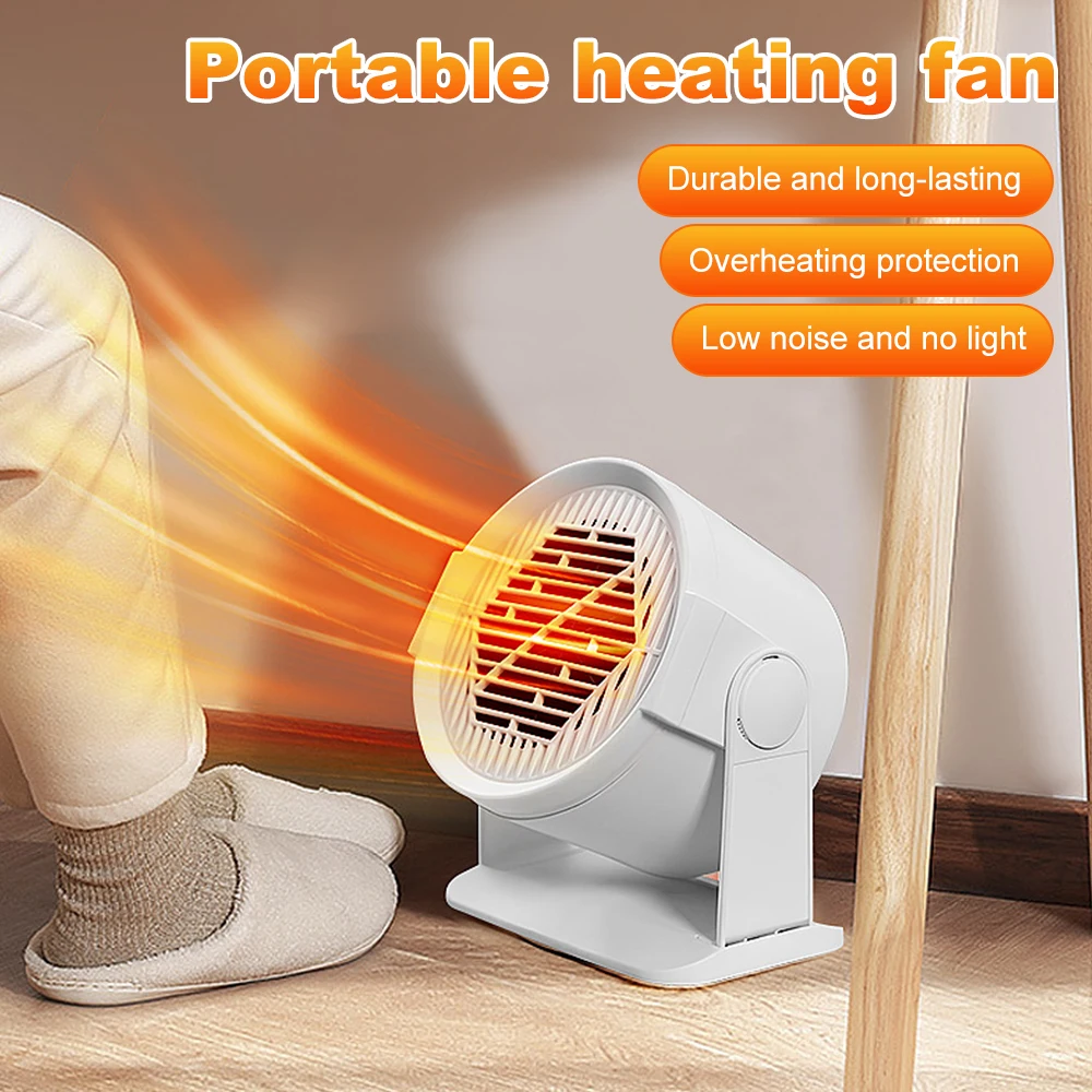 Electric Heater Heating Fans Mini Small Portable Heater Hot Air Blower Desktop Space Heater for Home Bathroom Office