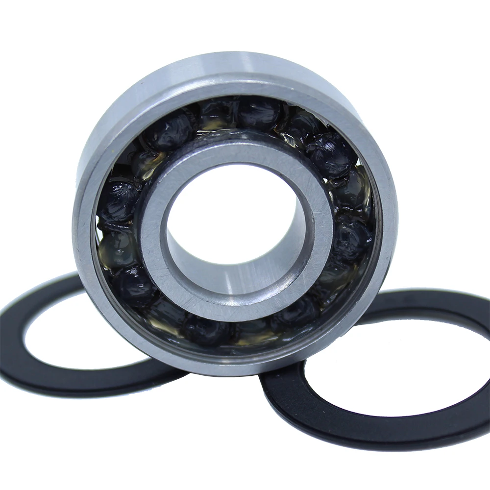 

6004-2RS Hybrid Ceramic Bearing 20x42x12 mm ABEC-1 ( 1 PC ) Bicycle Bottom Brackets & Spares 6004RS Si3N4 Ball Bearings