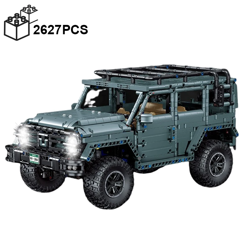 

2627PCS Technical 1:10 WEY RY300 Off-road Vehicle Building Blocks SUV Sport Car Bricks Construction Toys Gift For Kids Adult