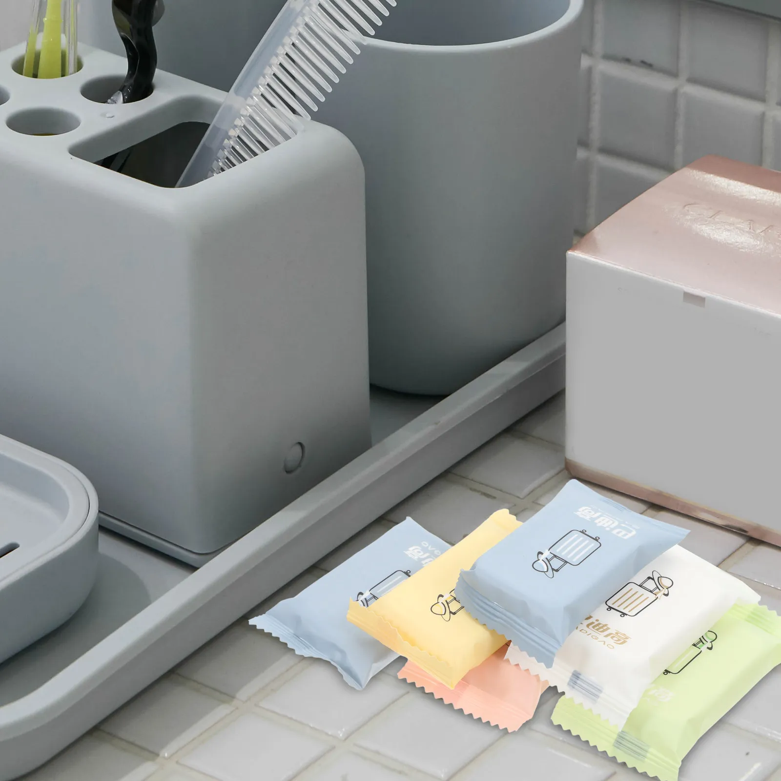 

10Pcs Portable Face Towels Compressed Disposable Towel for Travel Sports Skincare Highly Absorbent Biodegradable Facial