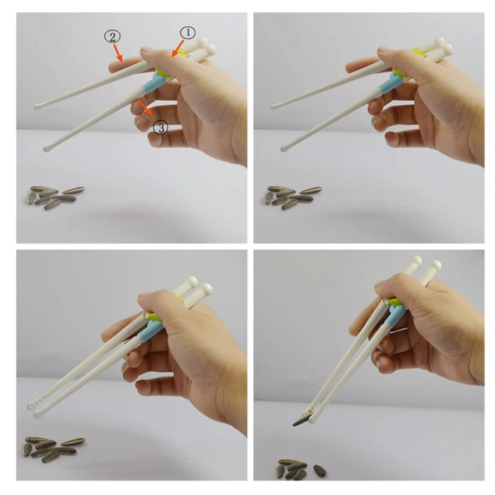 1pcs Practice Chopsticks Reusable Training Chopsticks For Motor Skill Development Food Tool Household Storage