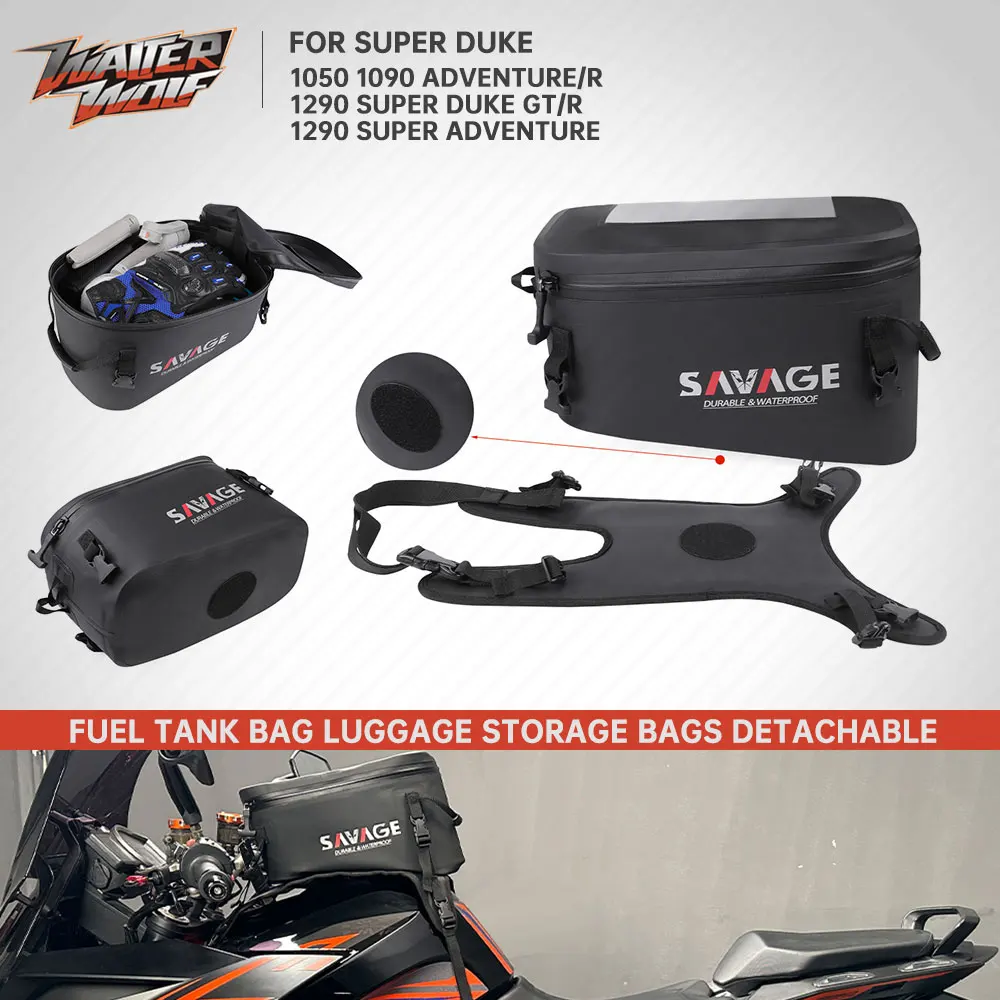 

2024 For 1290 Super Duke GT Fuel Tank Luggage Bag Tool Bag Storage Saddlebag For 1050 1190 Adventure/R 1290 Superduke R 1290GT