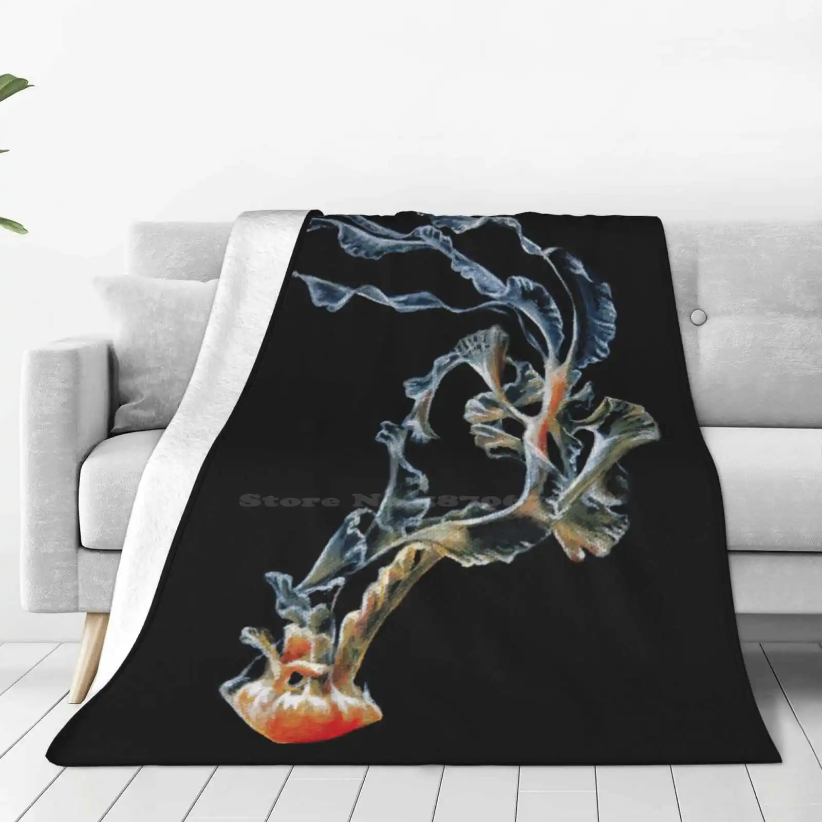 Sea Nettle New Arrival Fashion Leisure Warm Flannel Blanket Jellyfish Science Scientific Monterey California Sea Ocean Dawson