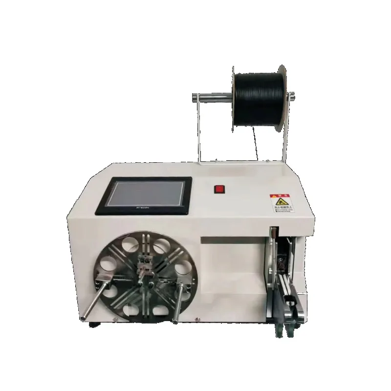 Semi-automatic Cable Winding Machine Desktop Wire Bundling Machine Power Cord Tying Machine