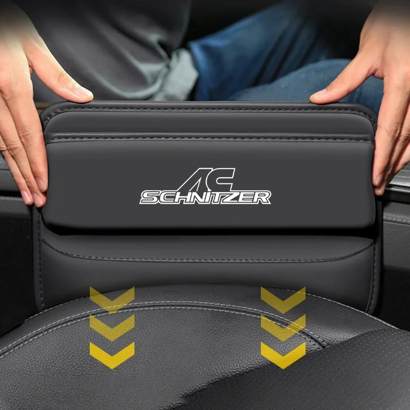 

Ловец щелей на переднее сиденье автомобиля, органайзер для наполнителя зазора бокового сиденья, специальный ящик для хранения щелей для AC Schnitzer M E46 E39 X1 X3 X7
