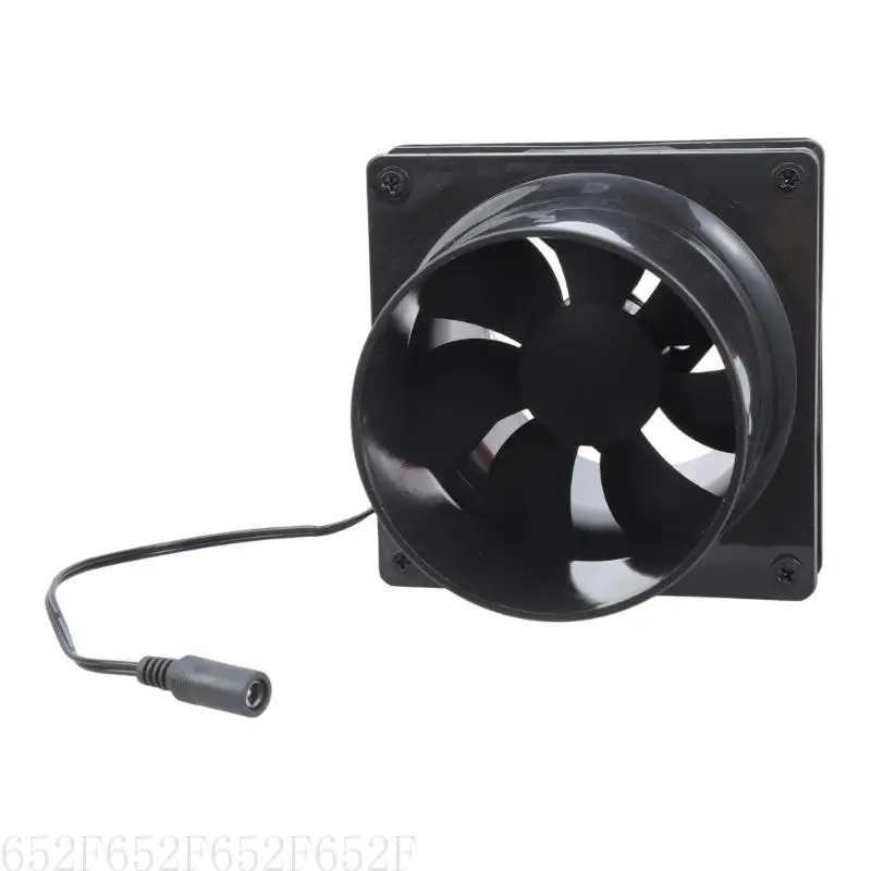 12cm Duct Fan Powerful Inline Extractor Fan 12V Duct Blower Indoor Air Exhaust Boosters For Workshop Basement Tent