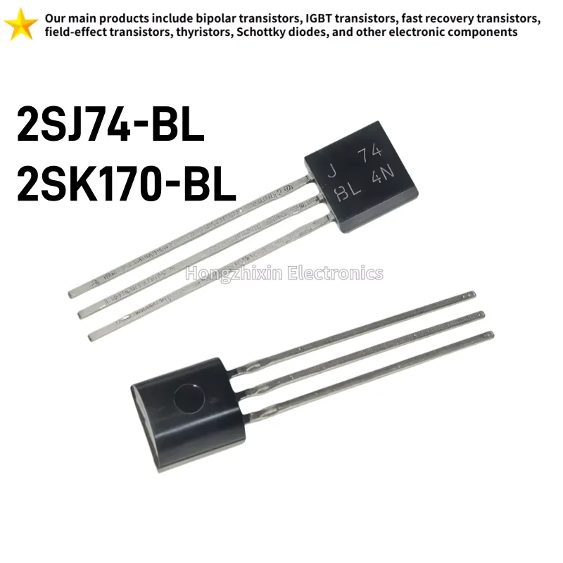 20PCS New K170/J74 2SJ74-BL/2SK170-BL TO-92 Field Effect Input Audio Pairing Tube