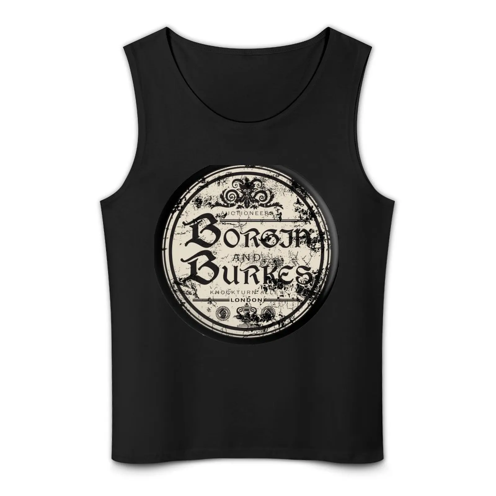 Borgin and Burkes Tank Top سترة صيفية للرجال بدون أكمام تي شيرت للياقة البدنية