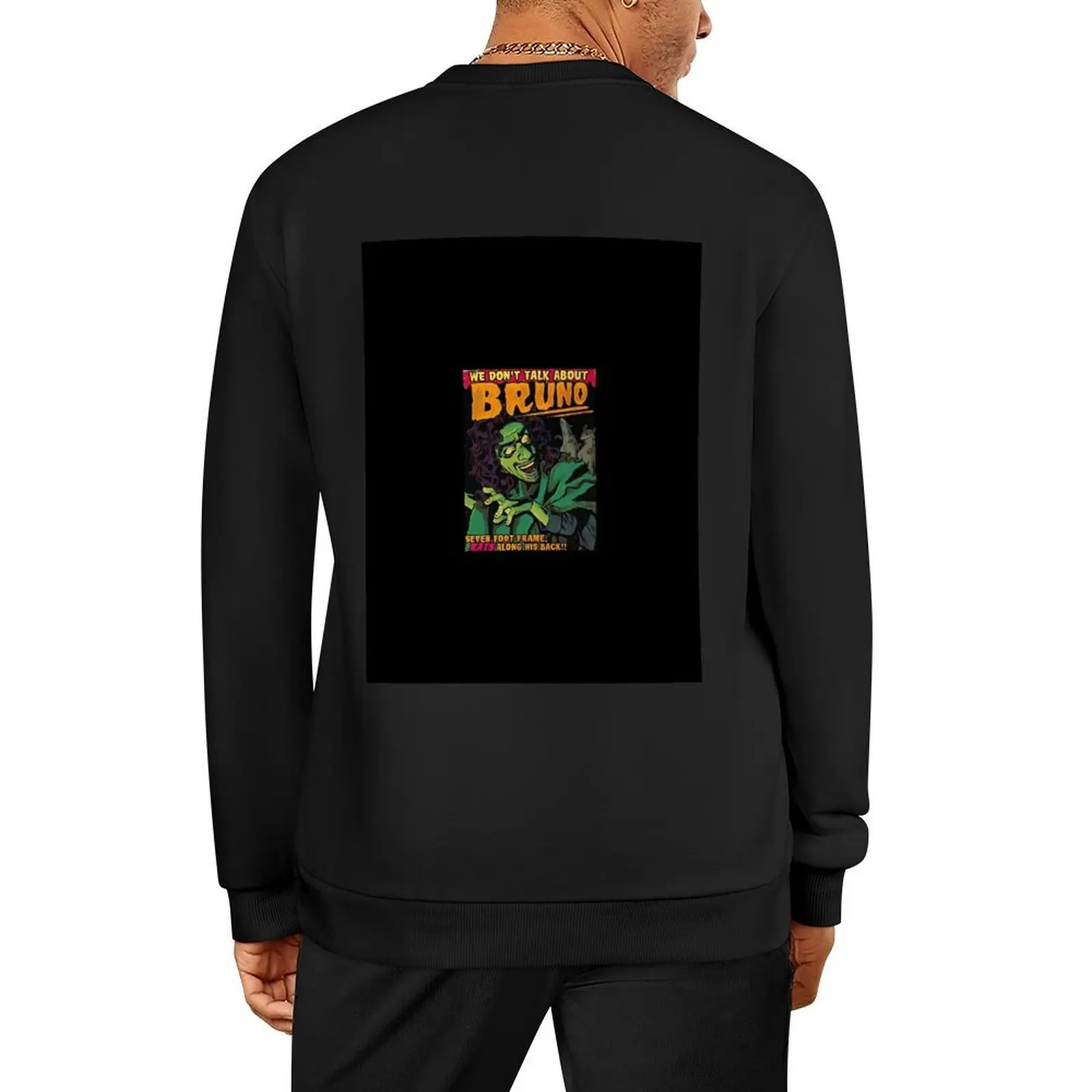 We Don't Talk About Bruno Seven Foot Frame Rats Along His Back Pullover men's winter sweater winter clothes sweatshirts