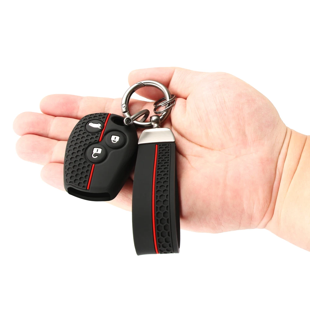 سيليكون حافظة مفاتيح السيارة غطاء مفتاح سلسلة لرينو كليو ترافيك توينغو كانجو ماستر مودوس داسيا داستر سانديرو حامي