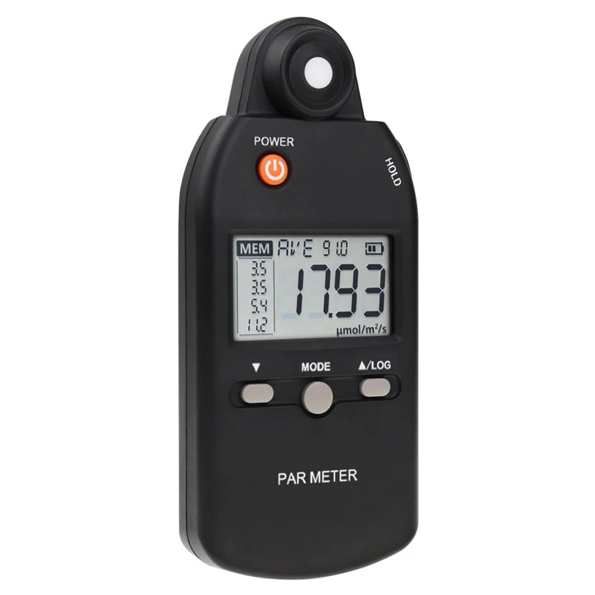 Medidor Par Portátil para Planta Interior e Exterior Sensor Quântico Avançado Medir Crescer Intensidade de Luz Lux Ppfd Tester