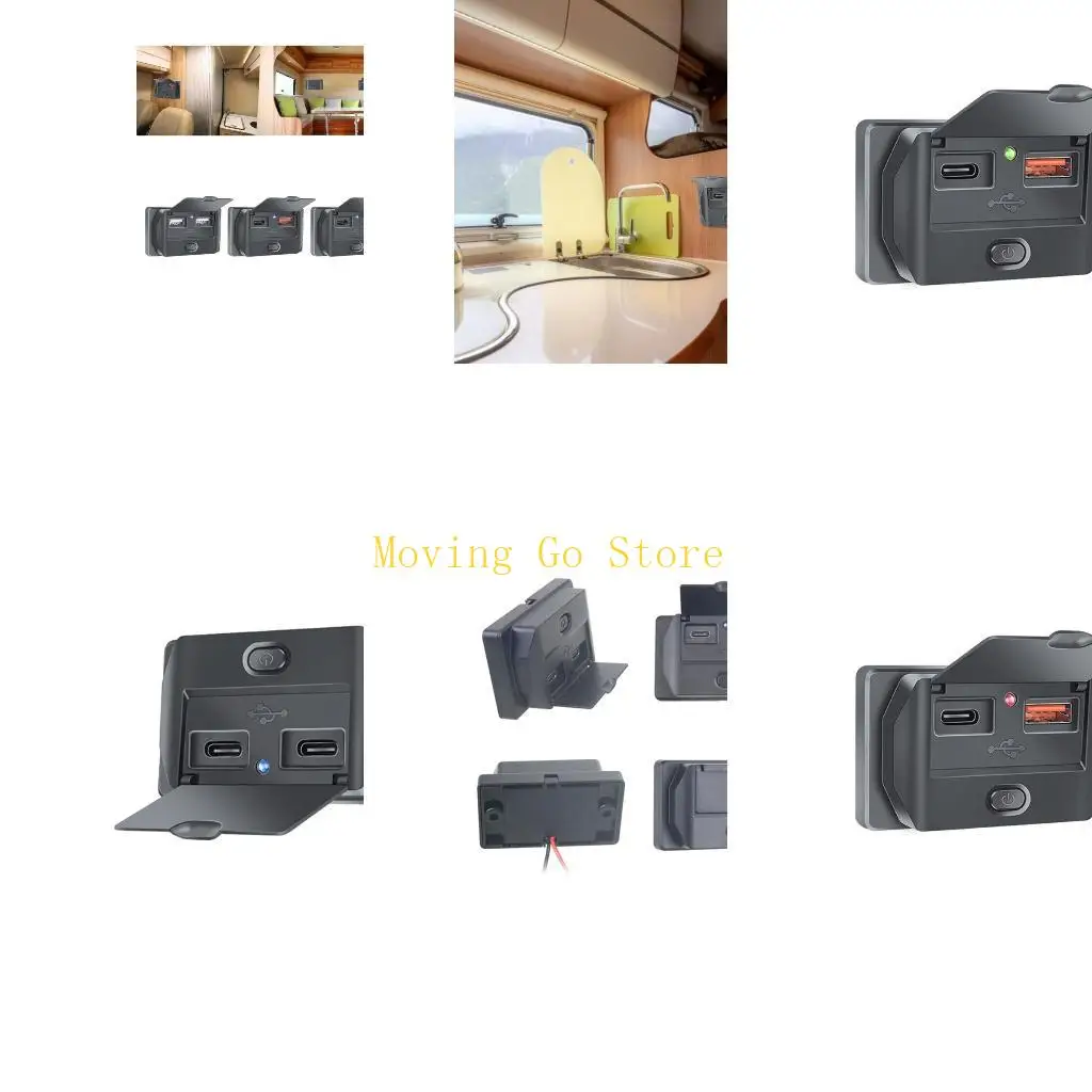 

B5XD зарядка порта USB USB-выход с Caps Type-C/USB A/USB A+Type C Port