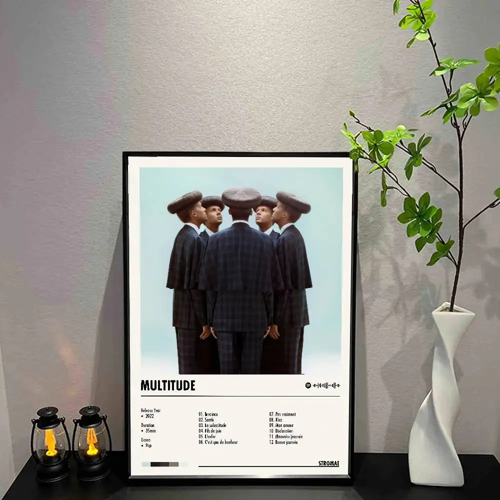 S-Stromae Poster Music Album Canvas Print Wall Art Room Decor Wall Art Print Home Decor 50X70 Room