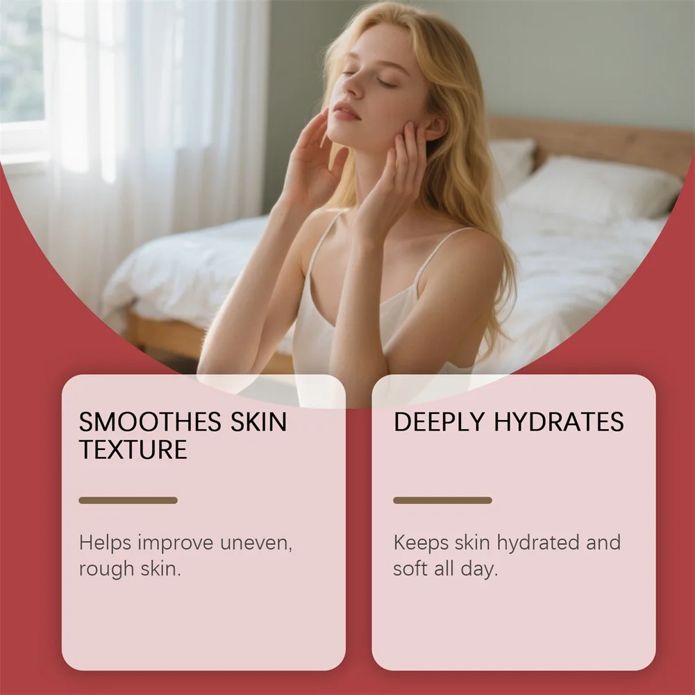 Strawberry Resurfacing Body Cream Natural Strawberry Extract Exfoliating Body Cream Soft Refreshed Improves Skin Tones Skin Care