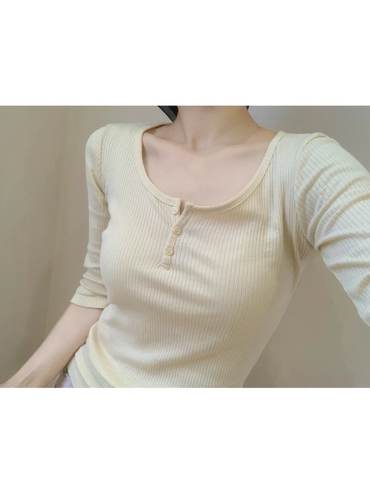 

Футболка Slim Fit из хлопка с круглым вырезом, влагоотводящая, с пятью карманами, на пуговицах, с большим воротником, мягкая, удобная, базовая...