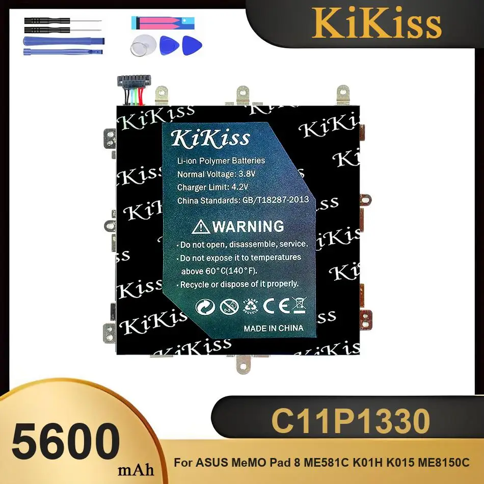 

Аккумулятор для мобильного телефона C11P1330 для ASUS MeMO Pad 8 ME581C K01H K015 ME8150C, высокопроизводительные батареи, с инструментами