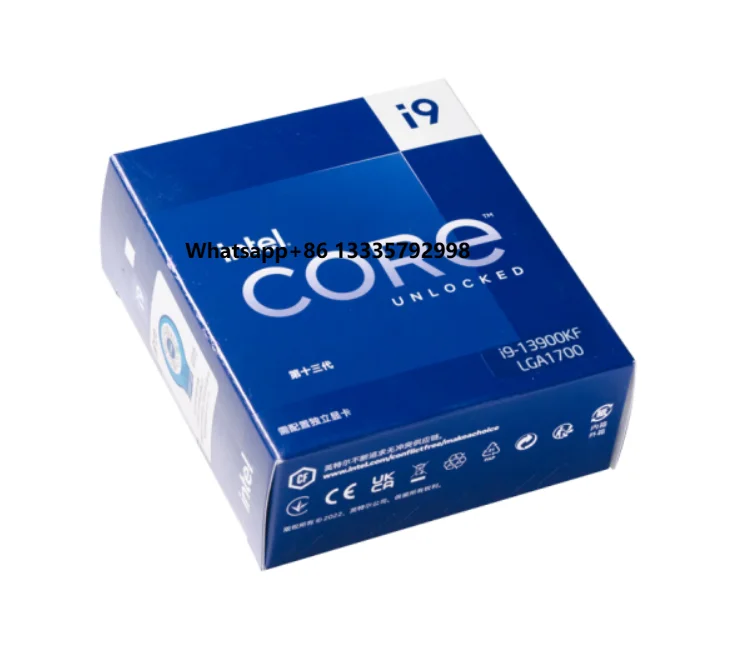 

Hot Sell Core Processor I9 13900KF CPU LGA 1700 Socket 24 Core Gaming Desktop Computer Cpu Core I9