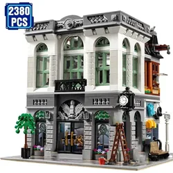 2380PCS Brick Bank Kit Building Block Expert Assembly Bricks Compatible With 10251 Toys for Kids Adult18 Birthday Christmas Gift