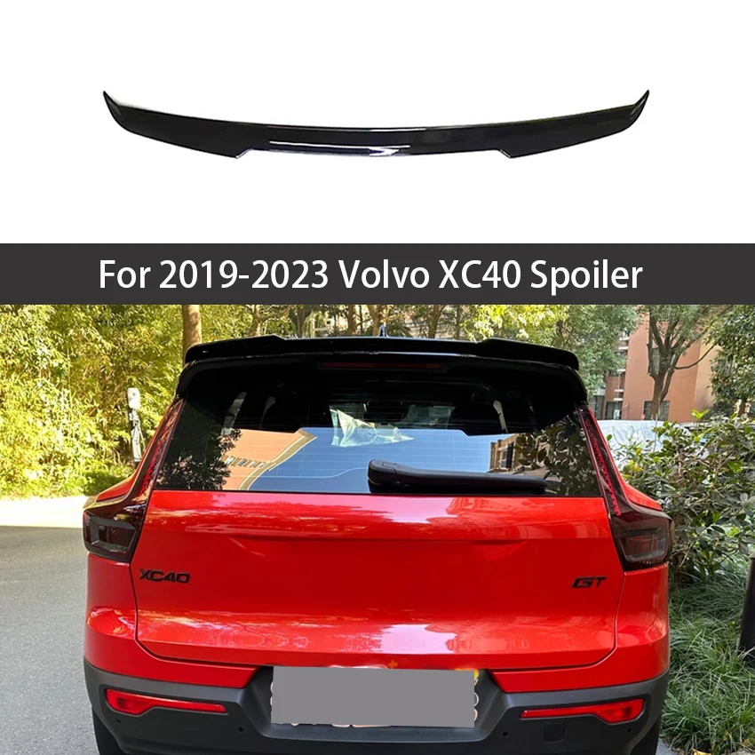 

Для 2019 2020 2021 2022 2023 Volvo XC40 автомобильный задний спойлер, крыло багажника, губа, хвост багажника, спойлер, отделка, аксессуары для стайлинга автомобиля