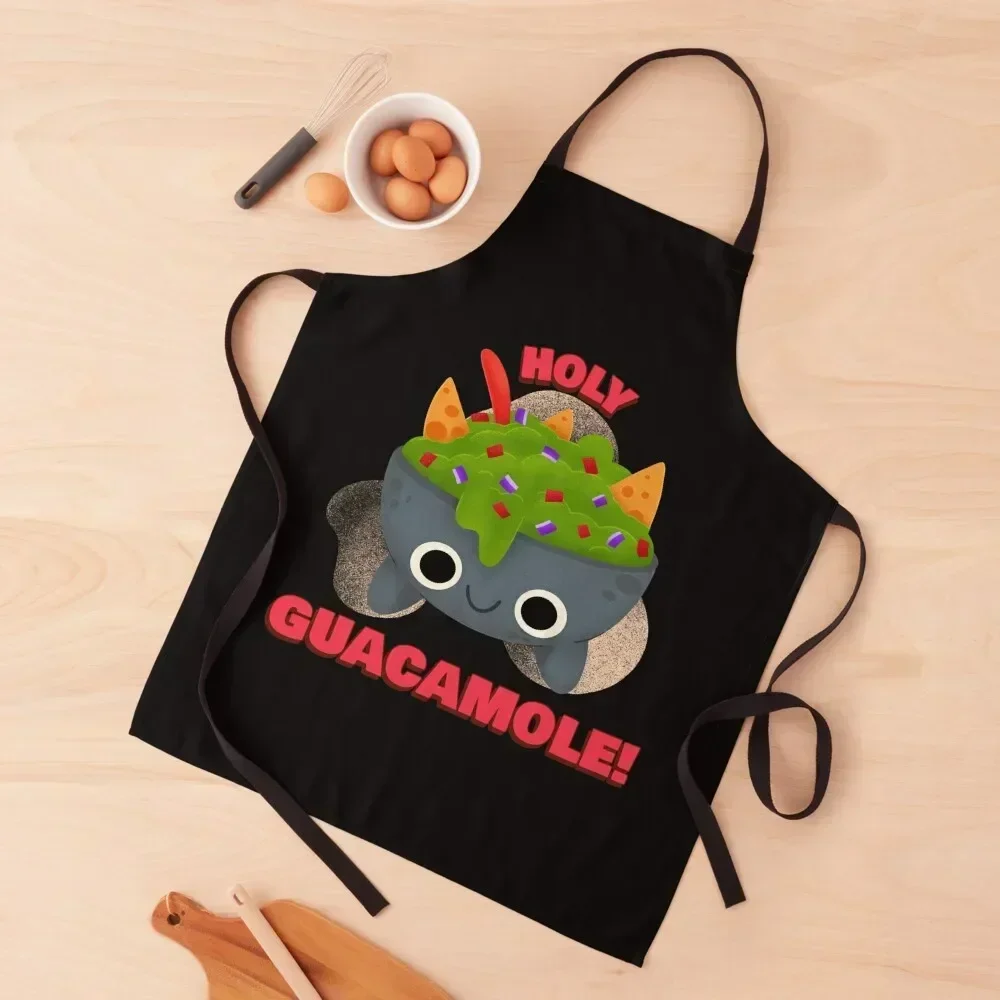 

Holy Guacamole! Apron waterproof for women japanese style Kitchens Men Art Apron