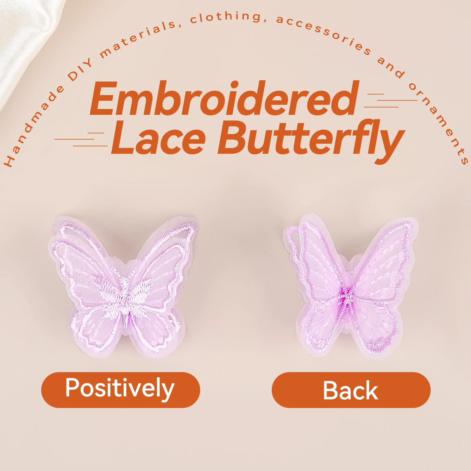 10Pcs Schmetterling Patches Für Kleidung Stickerei Patches Applique Nähen CraftFor DIY Schmuck Machen Kleidung Nähen Zubehör