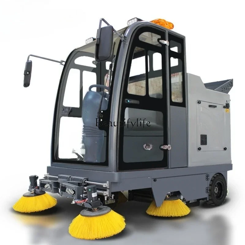 05Drive-in fully enclosed sweeper Multifunctional sanitation property municipal sweeper
