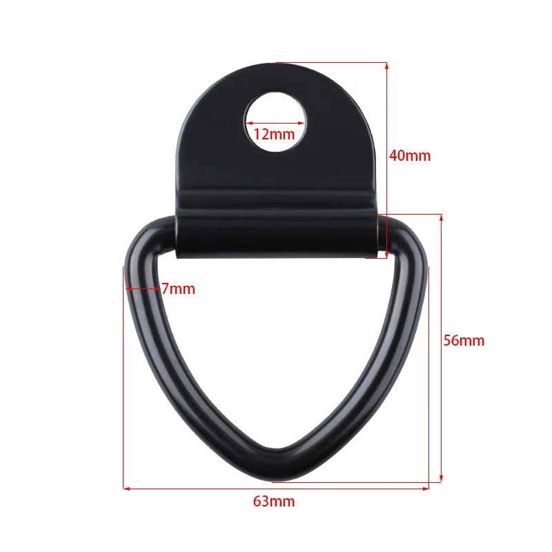 

V-Shaped Pull Ring Metal Hook Truck Fixing Ring for Trailer Off-Road Vehicle Car Compartment Triangle Rope Hook Tie-Down Anchor