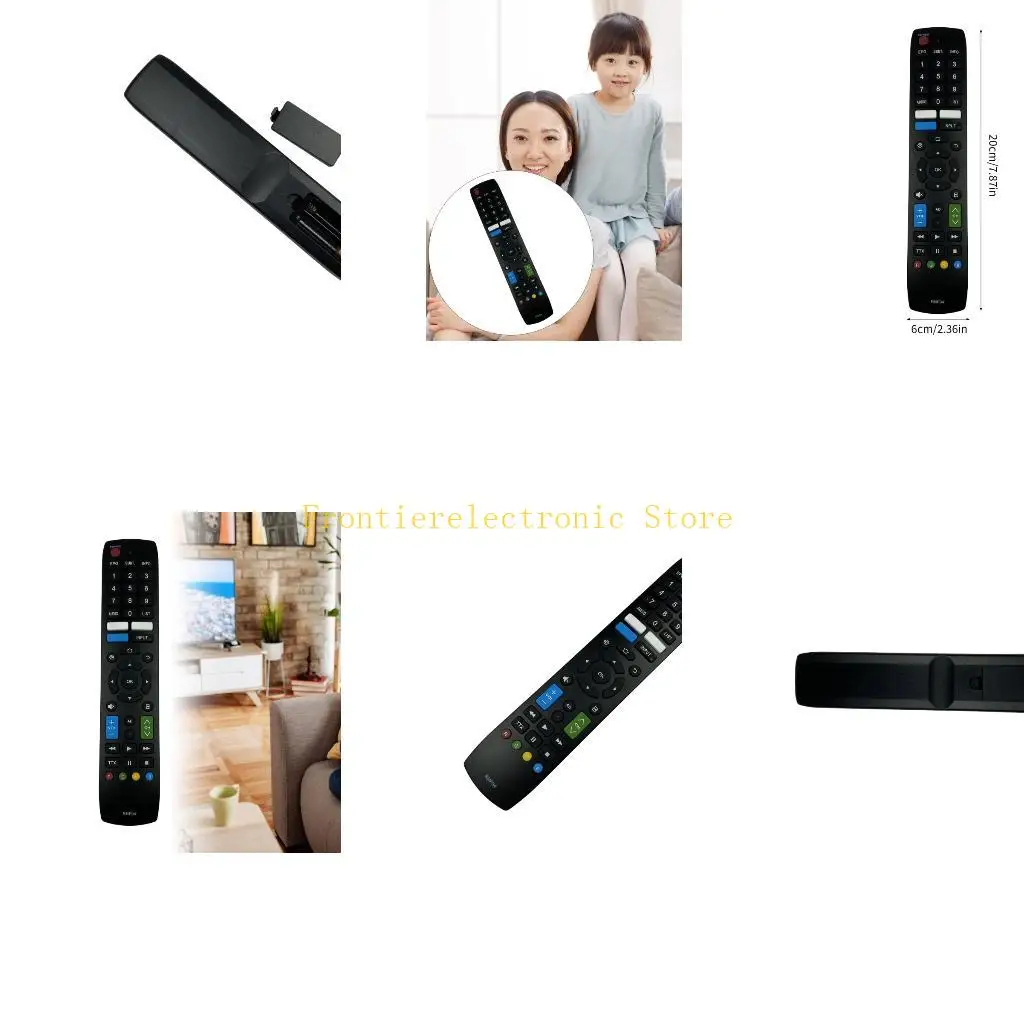 G8DB Universal Remote Control RNF04 Wide Compatibility Multiple Devices Ergonomic Grip Comfortable Hold