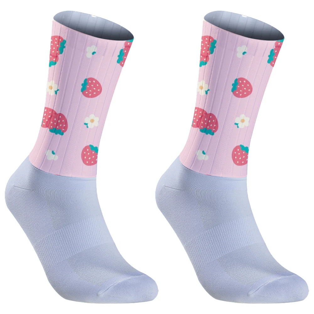 Calcetines de ciclismo Harajuku absorbentes de sudor, medias largas para todas las estaciones, accesorios para Unisex, regalo de cumpleaños, nuevo