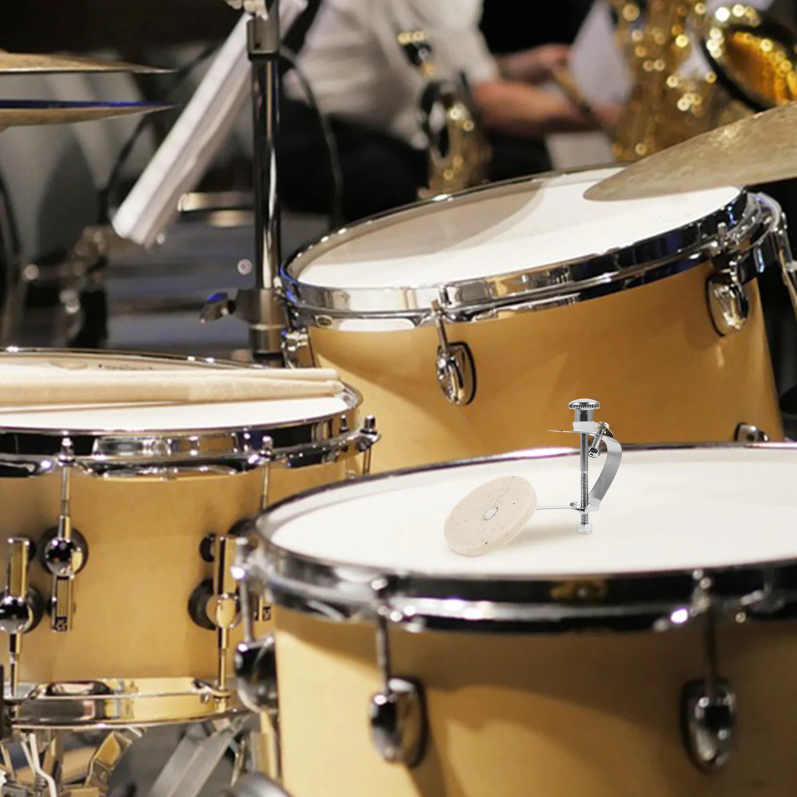 

Drum Muter Pad Noise Easy Install Resistant to Deformation Snare Drum Dampener Pads Pad for Drums Tone Control Damper