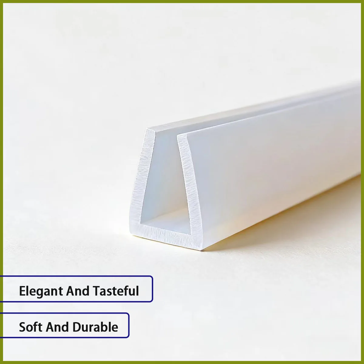 Multiple Specifications of Semi Transparent U-Shaped Groove Silicone Rubber Sealing Tape for Home, Industrial, Etc