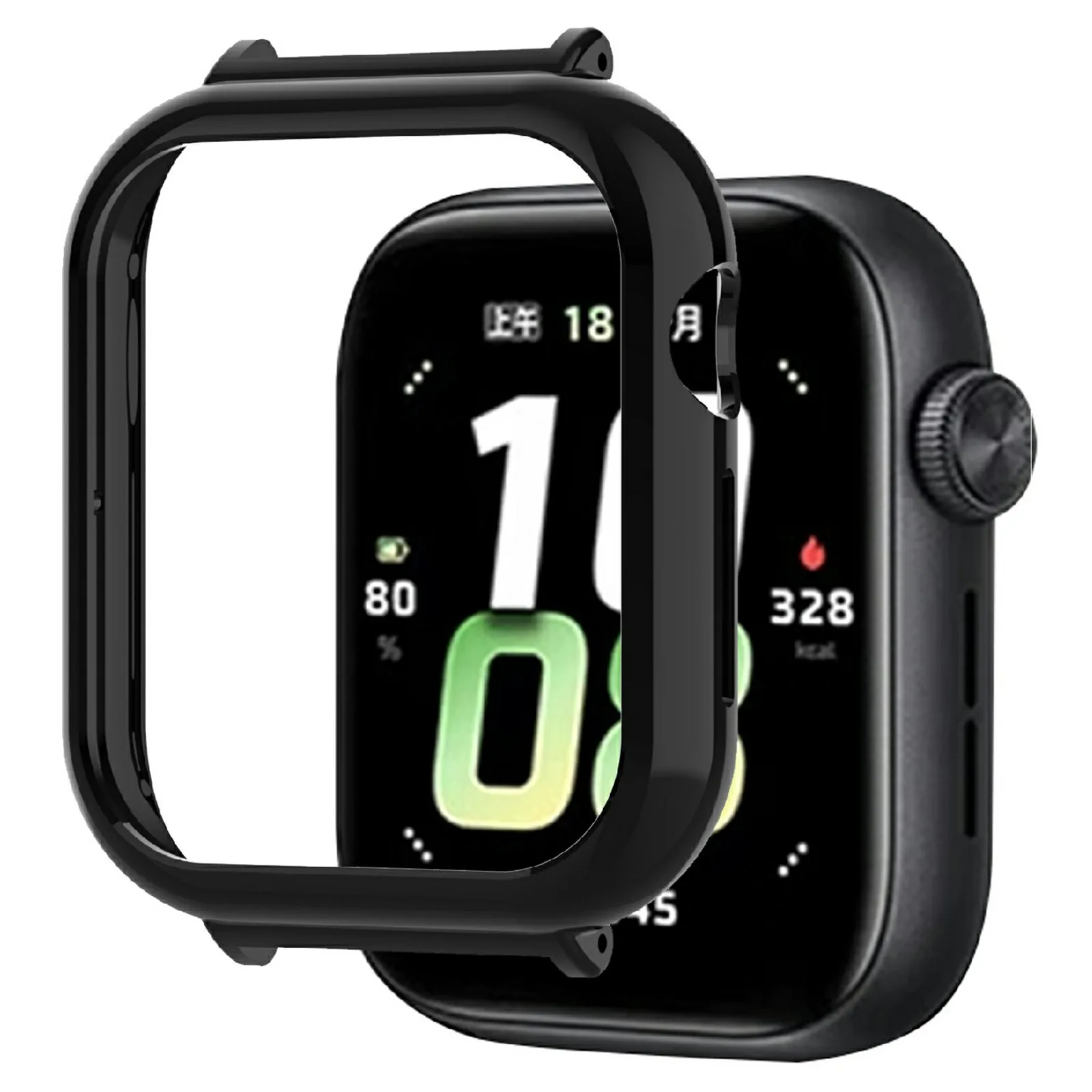 

Для Honor Watch 5, защитный чехол, рамка для разъема ремешка для часов 20 мм - черный